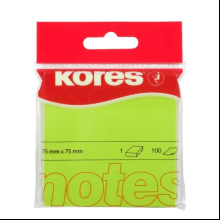 Бумага для заметок на клейкой основе "Kores Neon"
