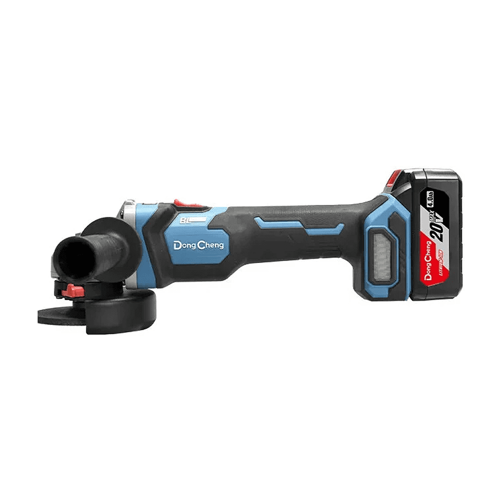 Шлифмашина угловая "DongCheng", аккумуляторная, бесщеточная 20V, 4.0Ач 630Вт - 2