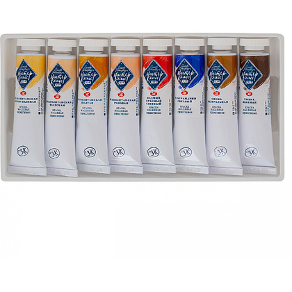 Краски масляные "Мастер Класс портрет", 8 цветов, 18 мл, туба - 4