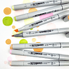 Маркер перманентный двусторонний "Sketchmarker", B114 сапфир - 3