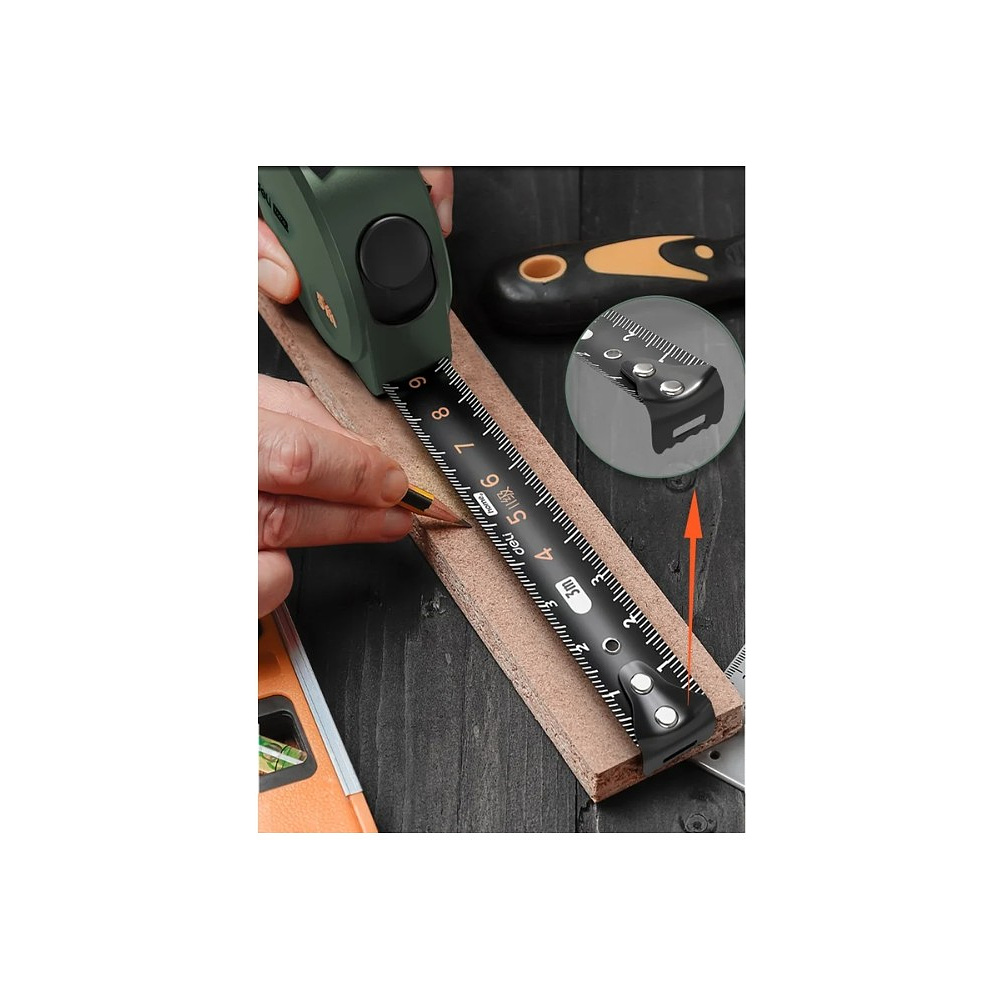 Набор ручного инструмента Deli HS EHT0006L, 6 предметов, Soft Touch, зеленый - 7