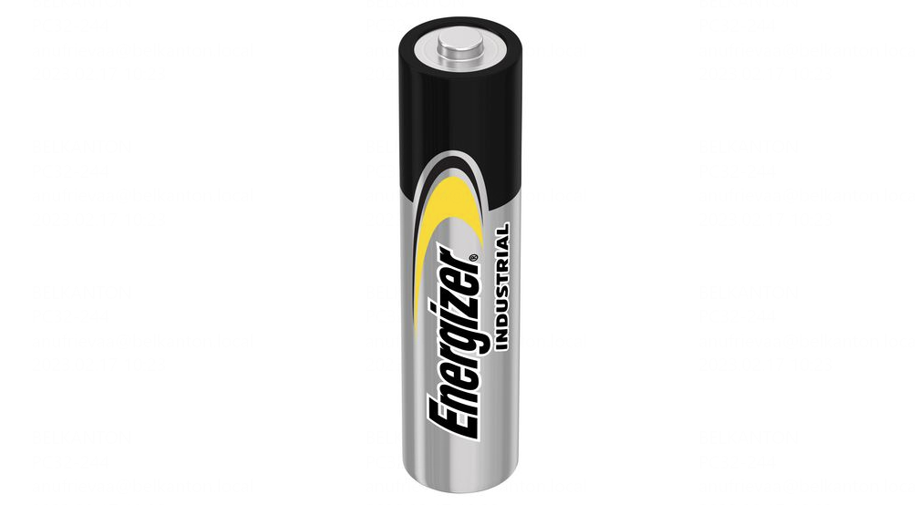 Батарейки алкалиновые Energizer "Industrial AAA/LR03", 10 шт, щелочные