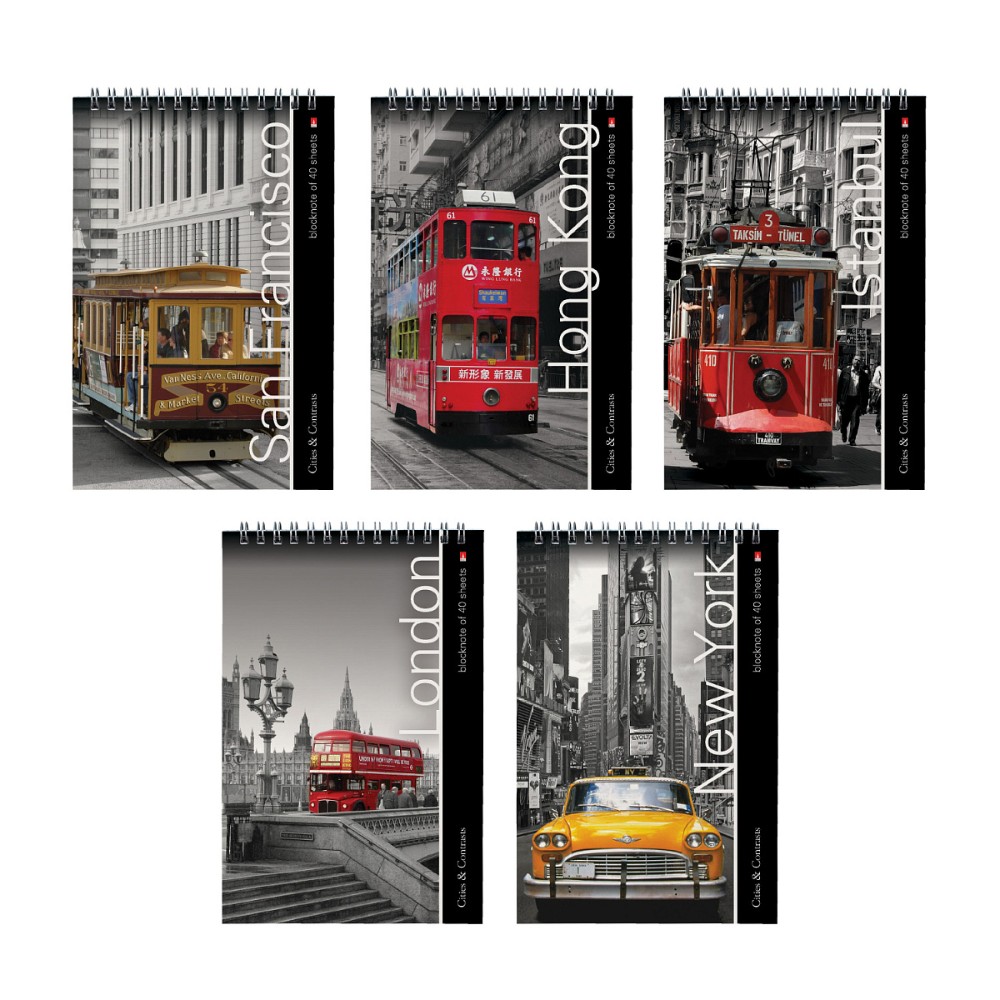 Блокнот "Города" , 40 листов