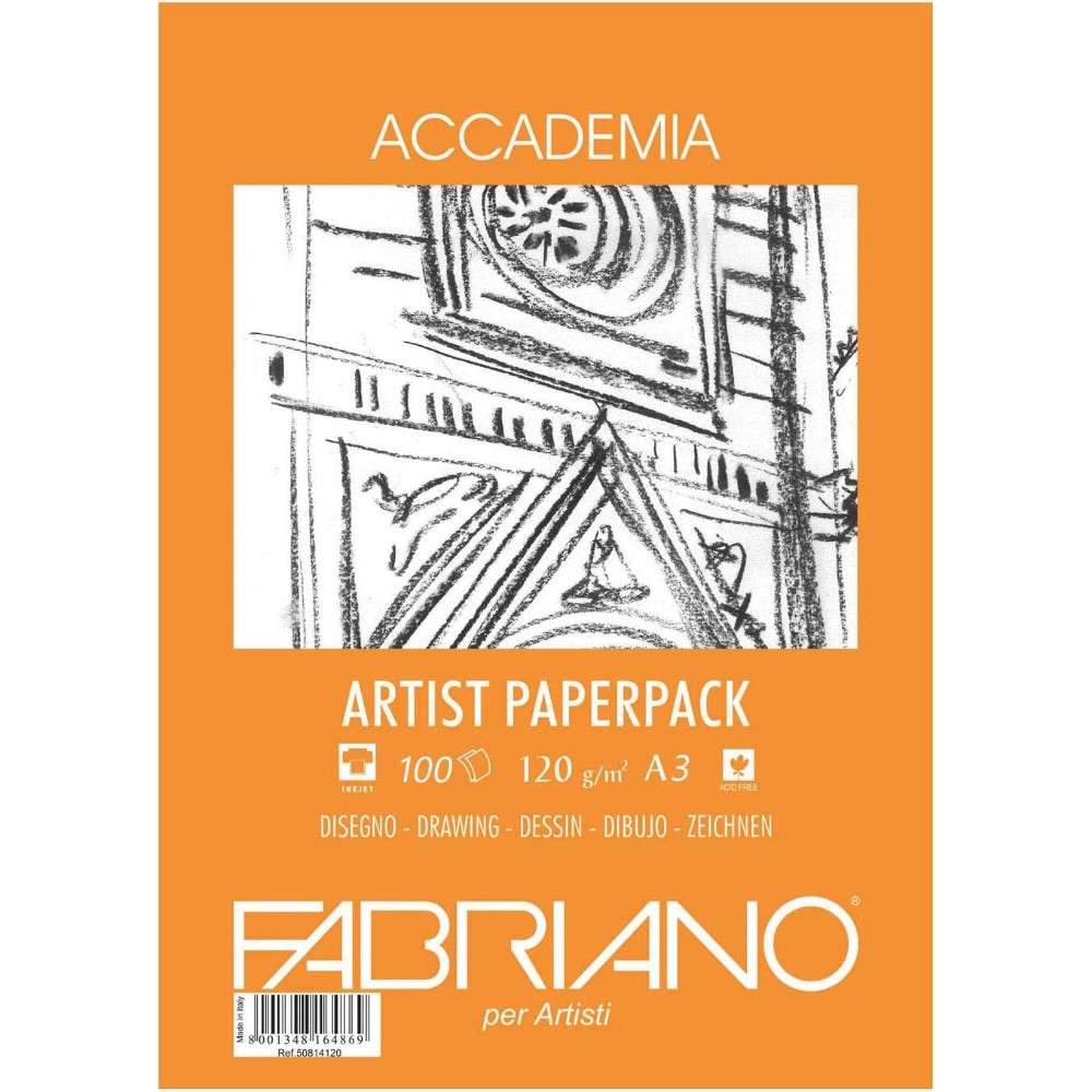 Бумага для графики "Fabriano. Accademia art pack"