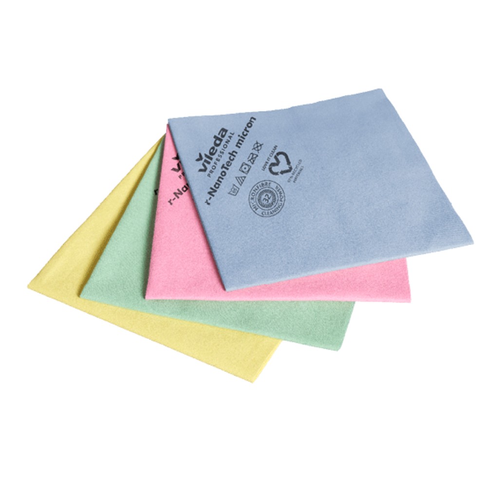 Салфетка из микроволокна "р-НаноТек Микрон" 38*40см, красный, 5 шт./уп. - 2