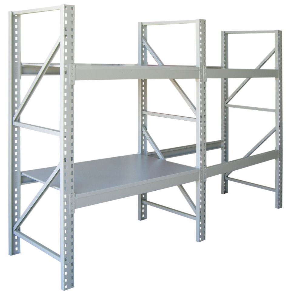 Балка для стеллажа складского (тип СС), 1250x40x80 мм, (балка) - 2