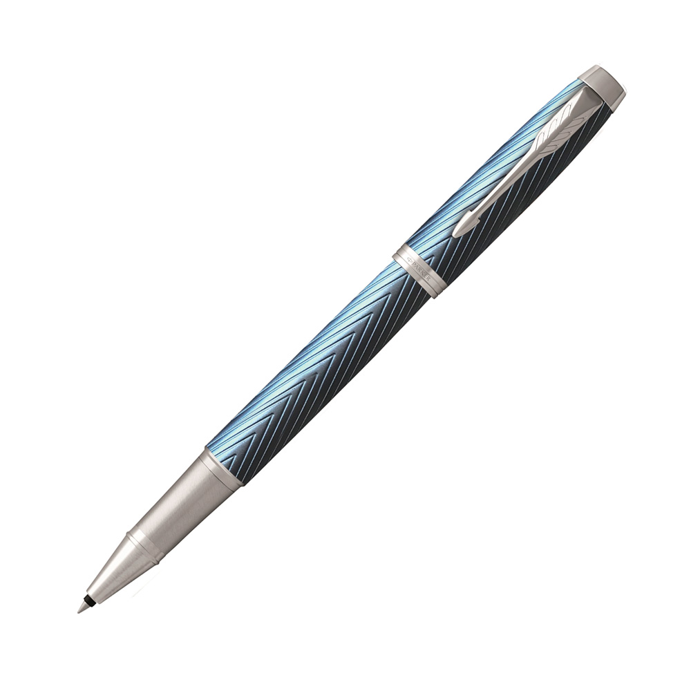 Ручка-роллер Parker "IM Premium Blue Grey CT"