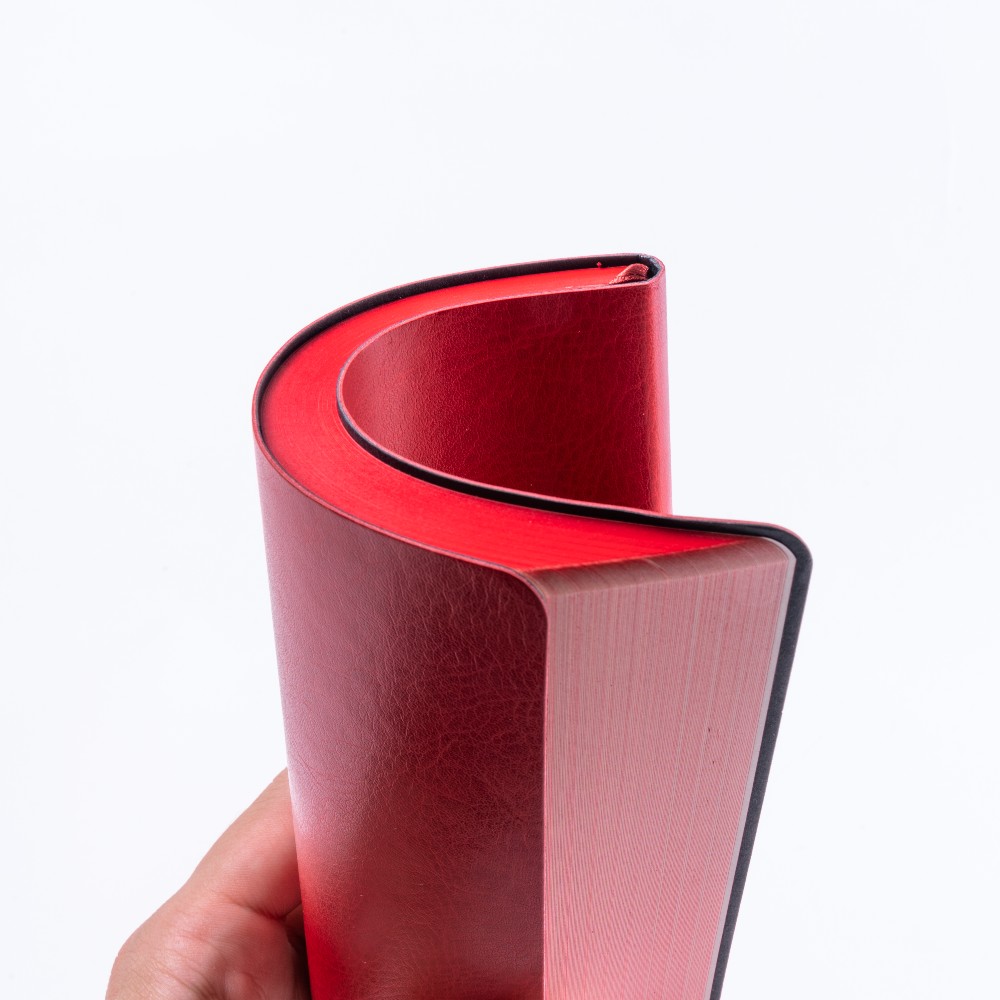 Ежедневник недатированный Acar "Lotce", A5, 272 страницы, красный - 5