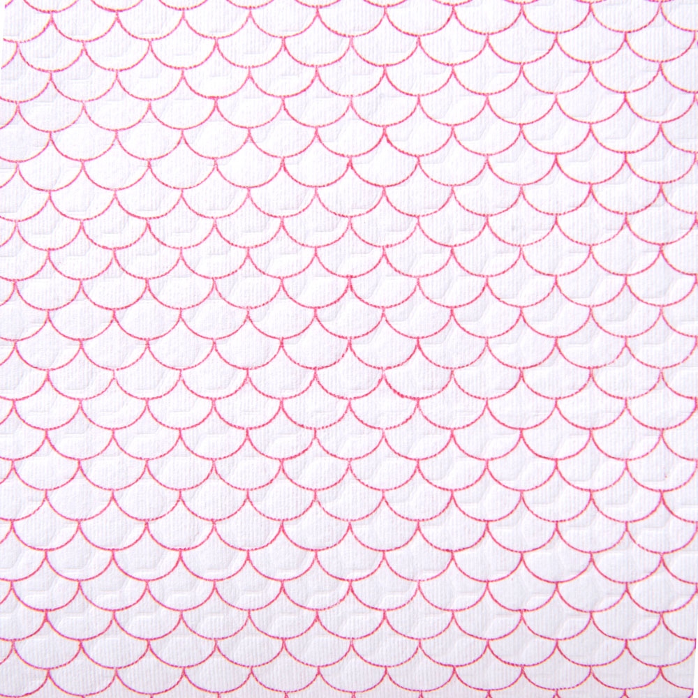 Салфетка из целлюлозы "Celina clean fish print", 24.5x42 см, 150 шт/упак, красный - 3