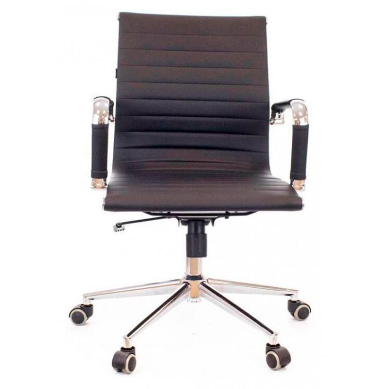 Кресло для руководителя EVERPROF "Leo", экокожа, металл, черный - 2