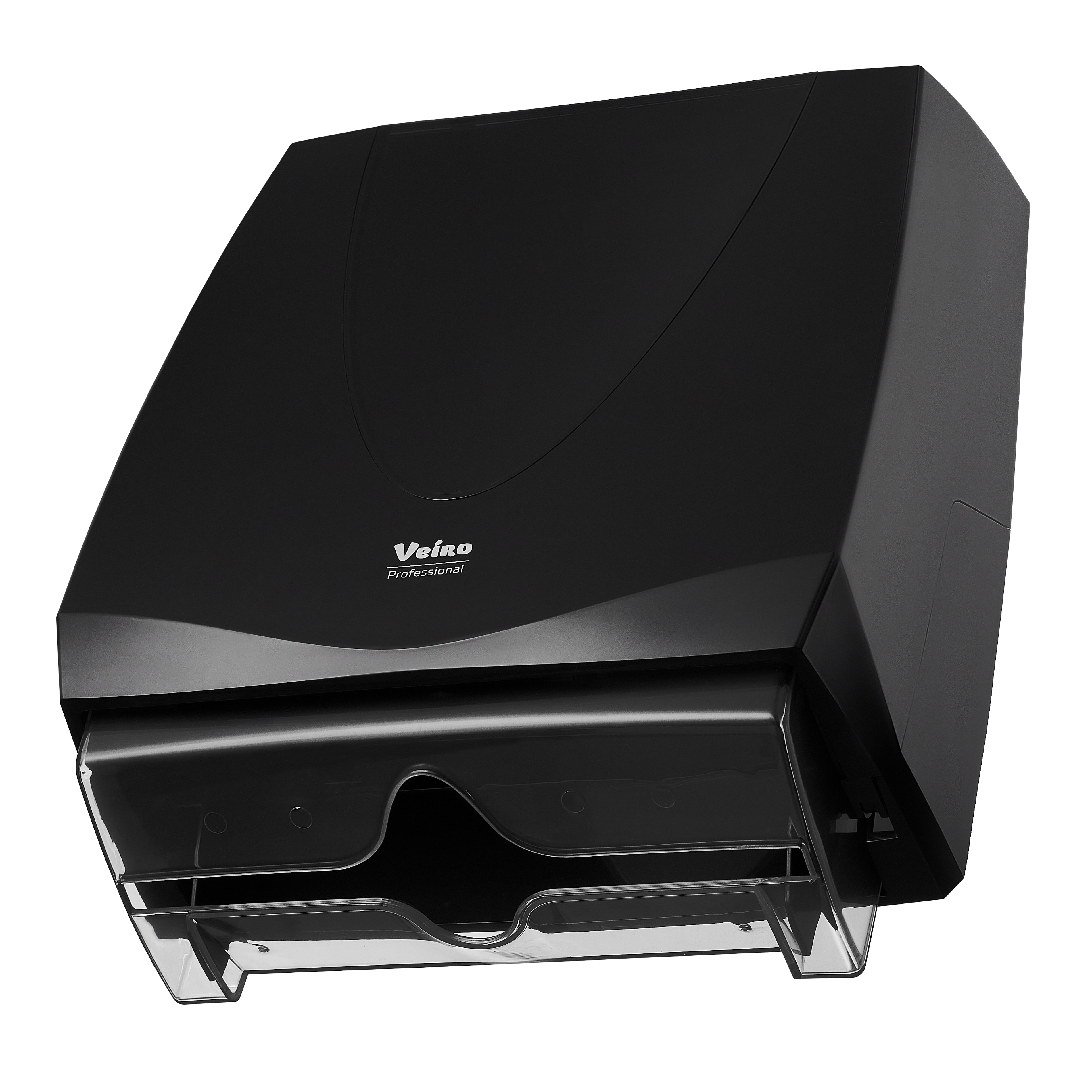 Диспенсер для полотенец листовых Veiro Professional "Prima", ABS-пластик, черный