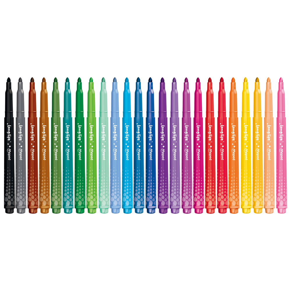 Фломастеры "Color Peps Long Life"