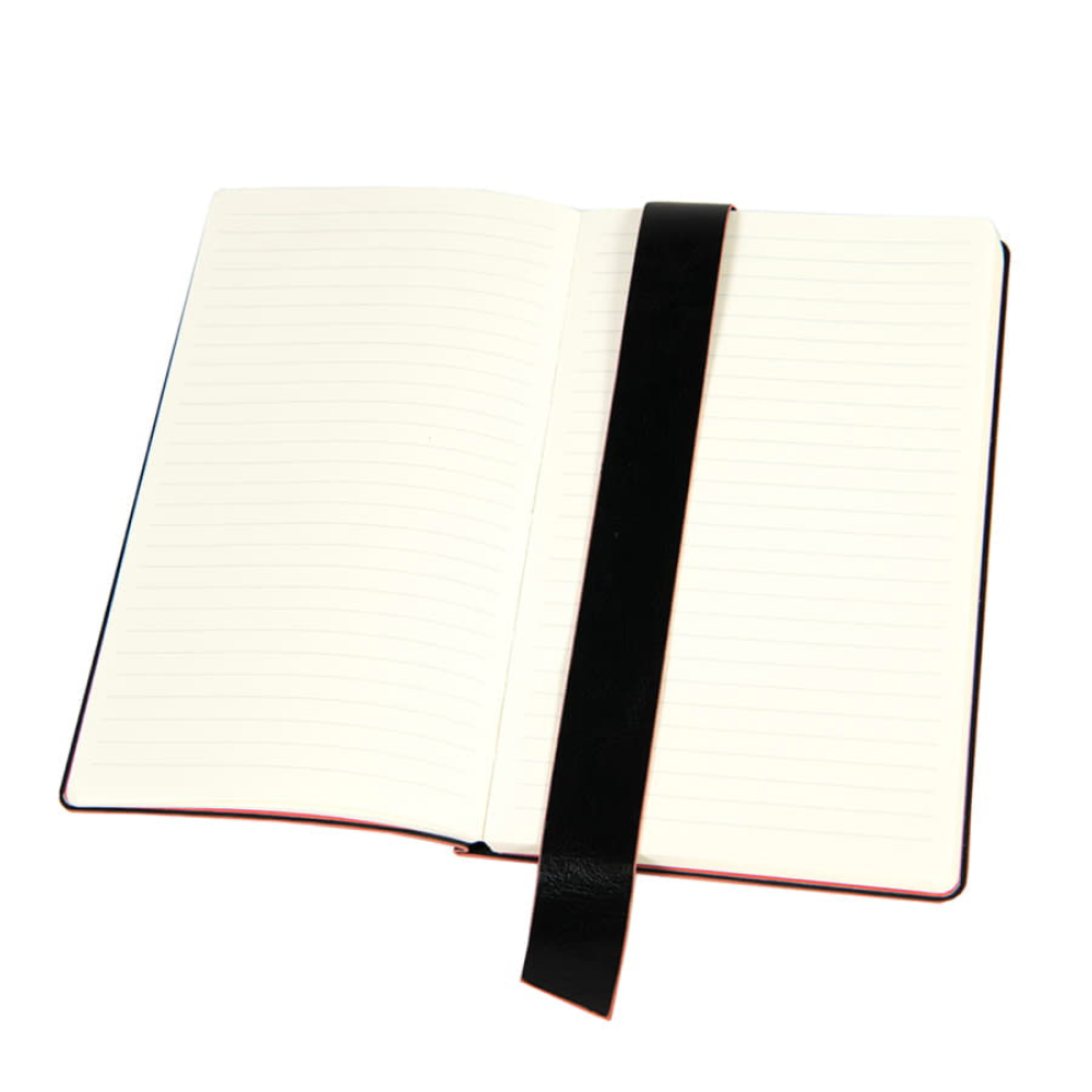 Блокнот "Trendi", А5, 128 листов, черный, красный - 5