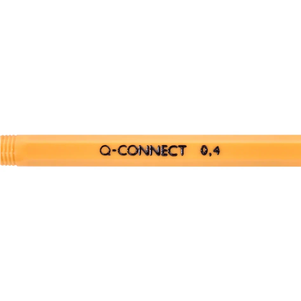 Ручка шариковая "Q-Connect", 0.4 мм, желтый, синий, стерж. синий - 4