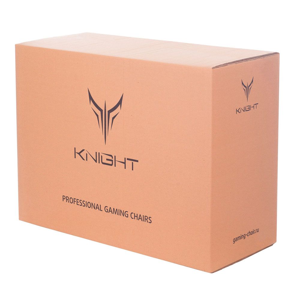 Кресло игровое Бюрократ "Knight Outrider", экокожа, металл, черный ромбик - 13