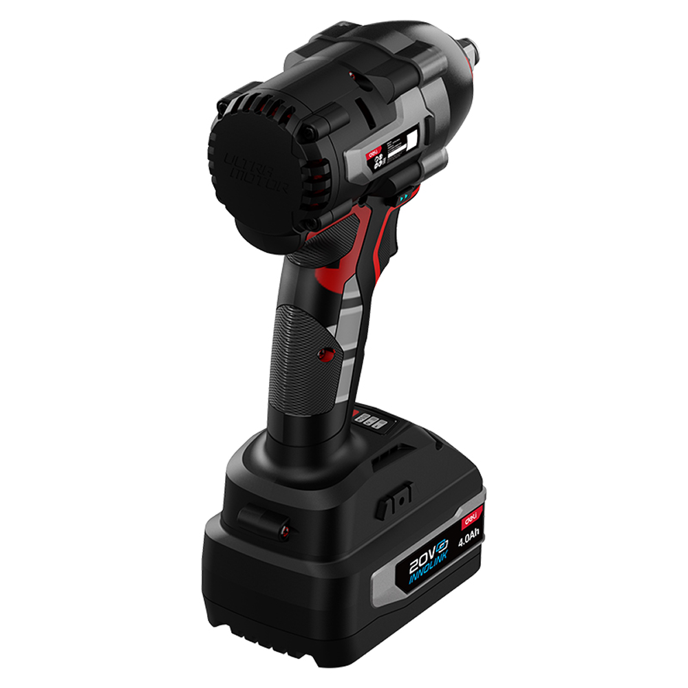 Аккумуляторный гайковерт Deli RS EDE231, 20 В, 500 Нм, 2 АКБ, 4 Ач, З/У 2А, коробка - 4