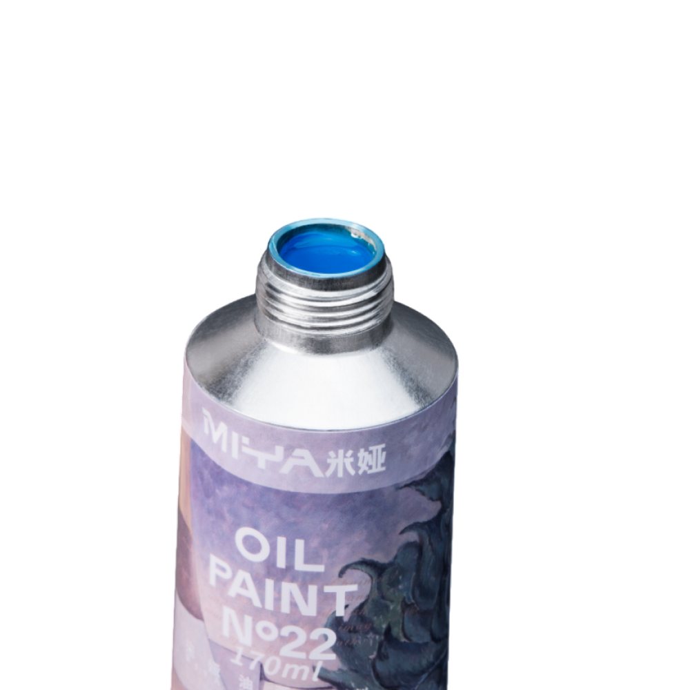 Краски масляные "HIMI.MIYA", жёлтый средний, 170 мл., туба - 3