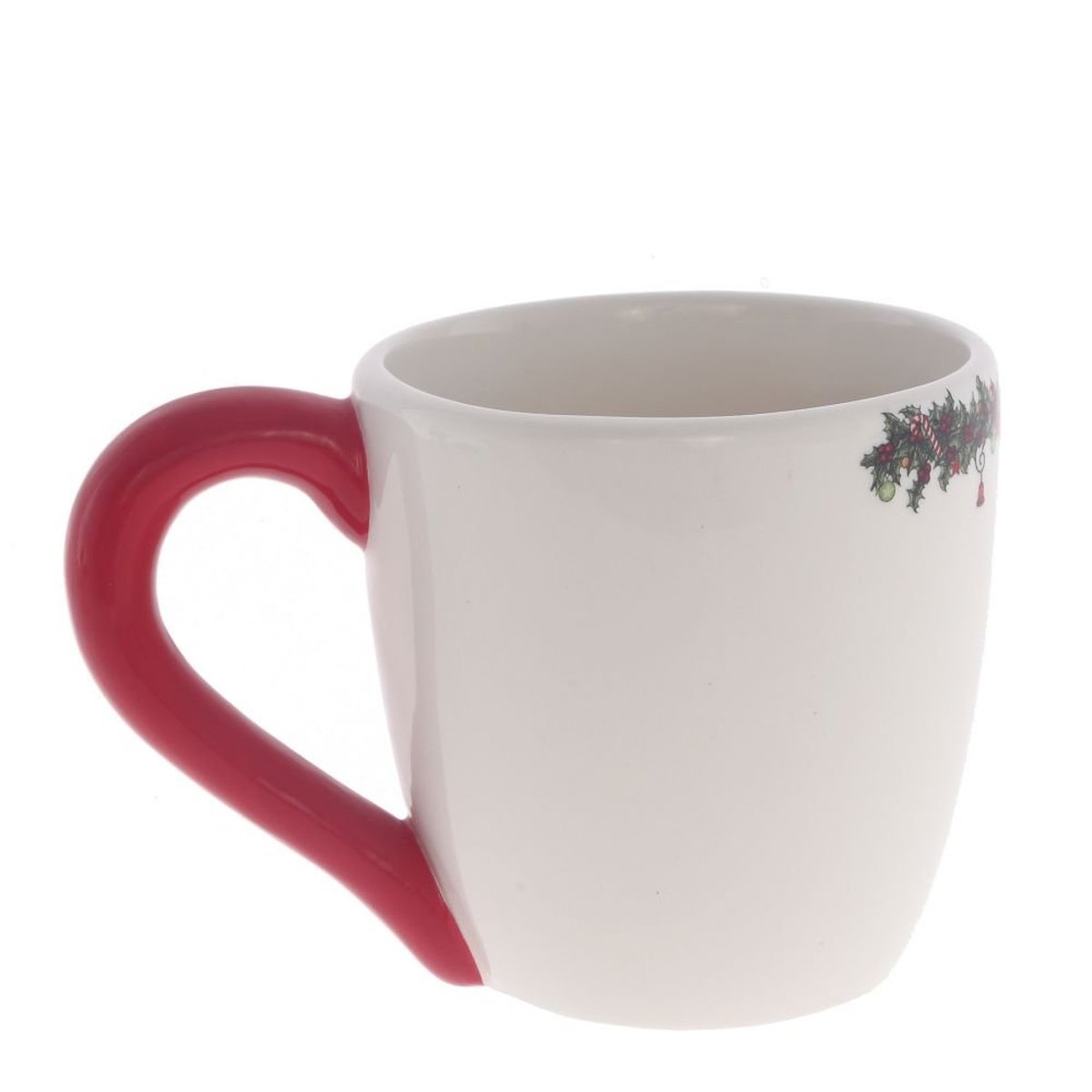 Кружка керамическая "Щелкунчик", 350 мл, белый, красный - 2