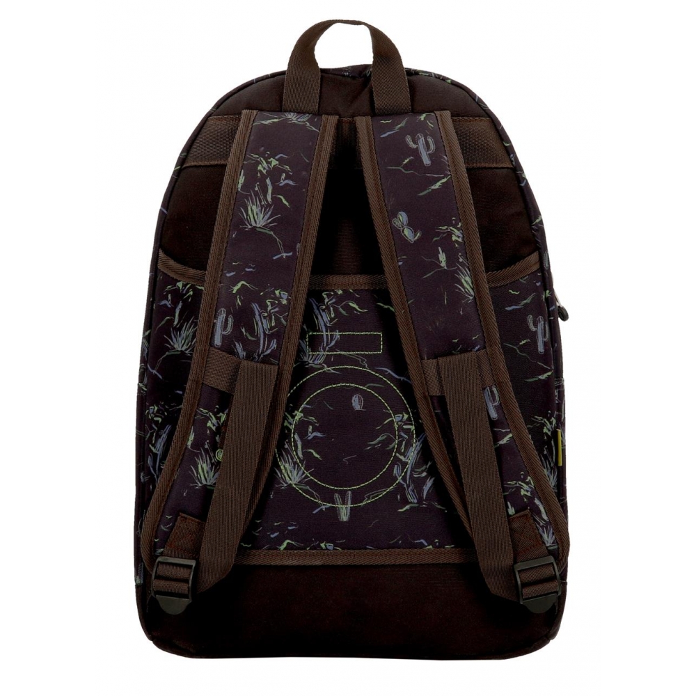 Рюкзак школьный Enso "West" L, коричневый - 3