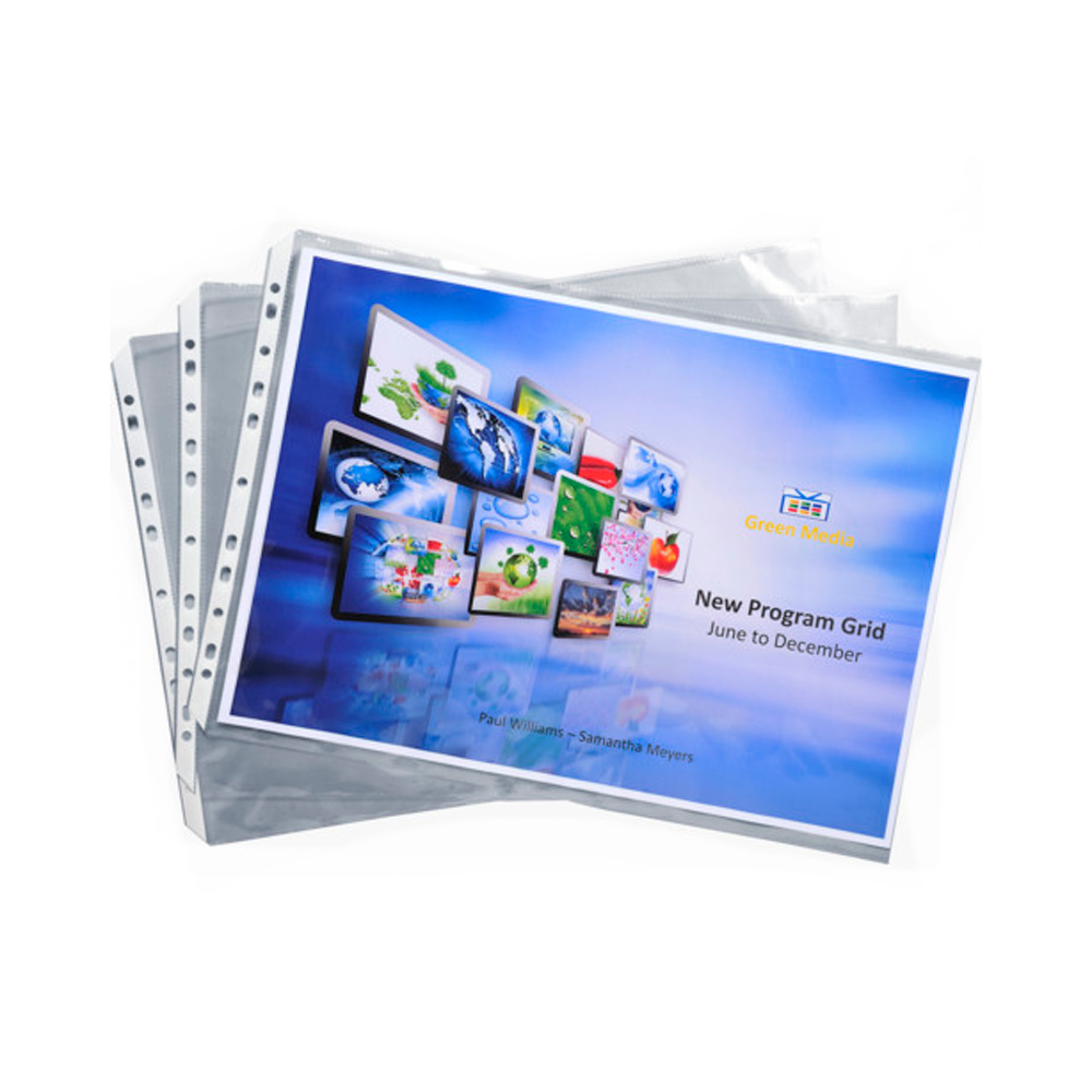 Папка-карман "Exacompta", А3, 10 шт, 100 мк, прозрачный