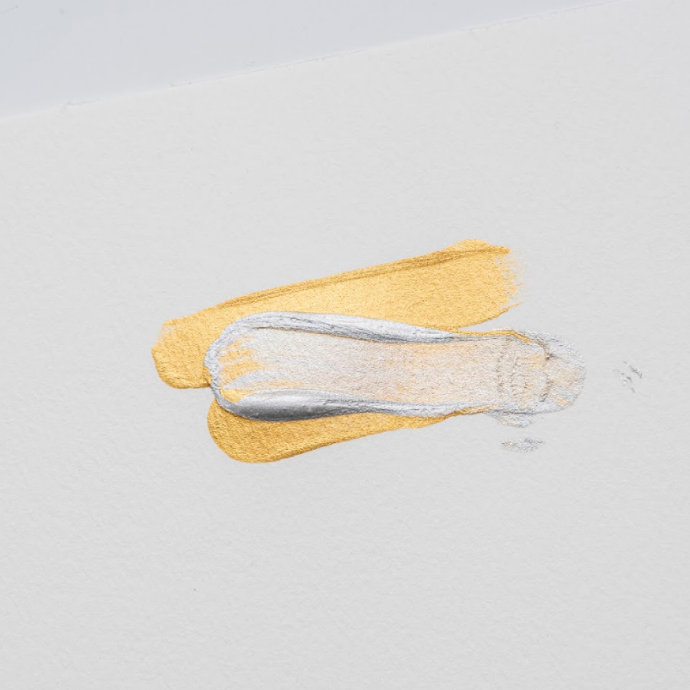 Краски гуашевые "Himi Jelly Cup. Metallic", 12 цветов, кювета, пластиковый футляр - 9