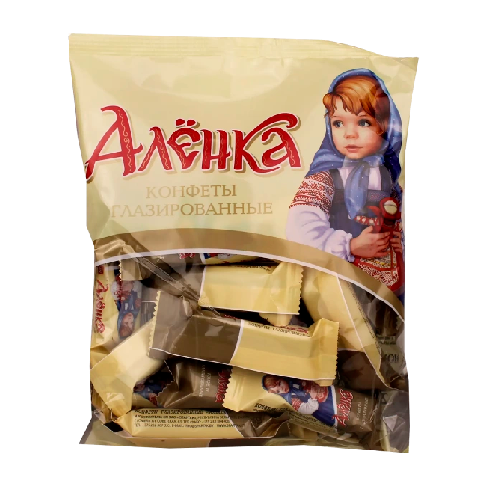 Конфеты "Аленка", в молочном шоколаде, 200 гр