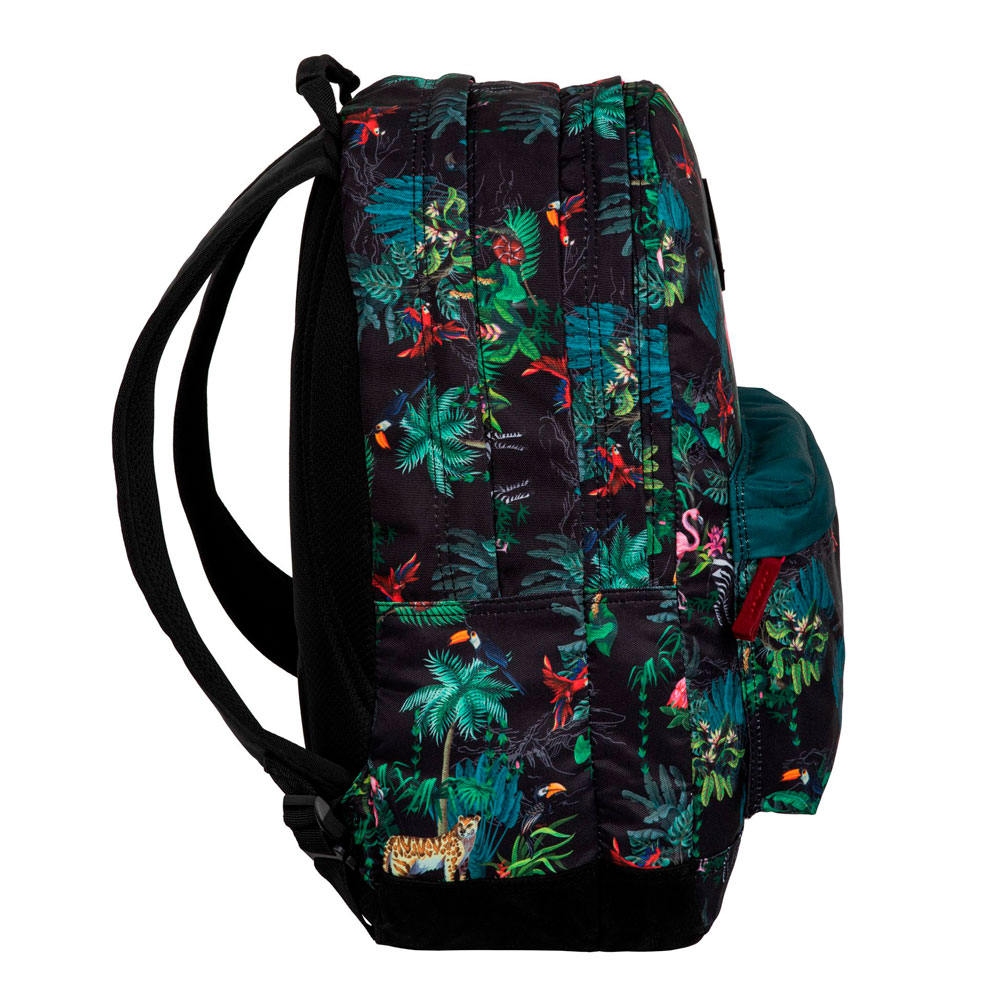 Рюкзак молодежный CoolPack "Malindi", темно-зеленый, черный