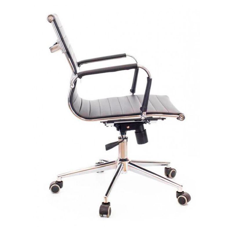 Кресло для руководителя EVERPROF "Leo", экокожа, металл, черный - 5