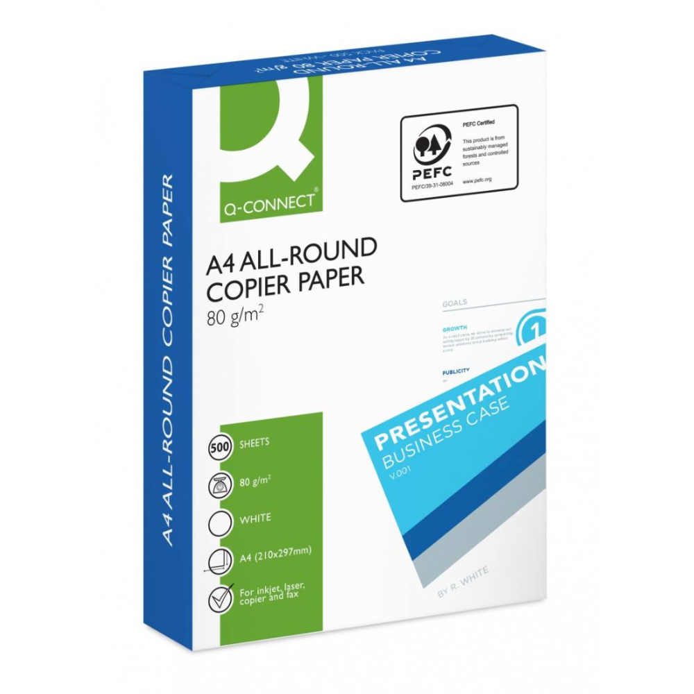 Бумага "Q-Connect All Round",  A4, 500 листов, 80 г/м2 - 3