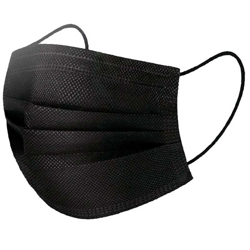 Маска одноразовая трехслойная с фильтрующим слоем