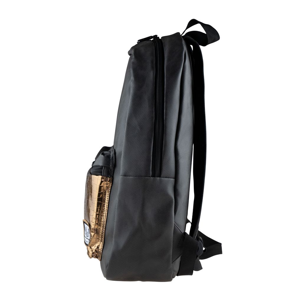 Рюкзак молодежный "Hash Glamour", черный, золотой