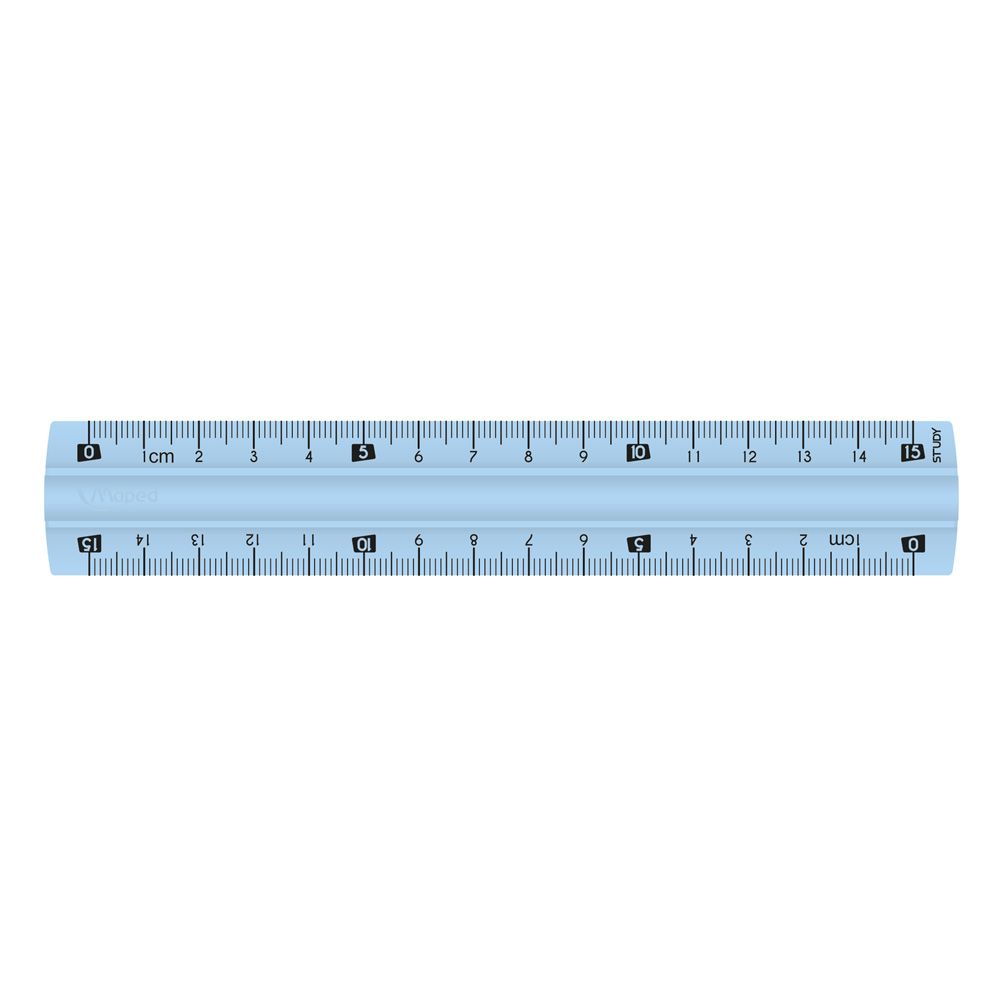 Линейка Maped "Unbreakable", 15 см, ассорти - 3