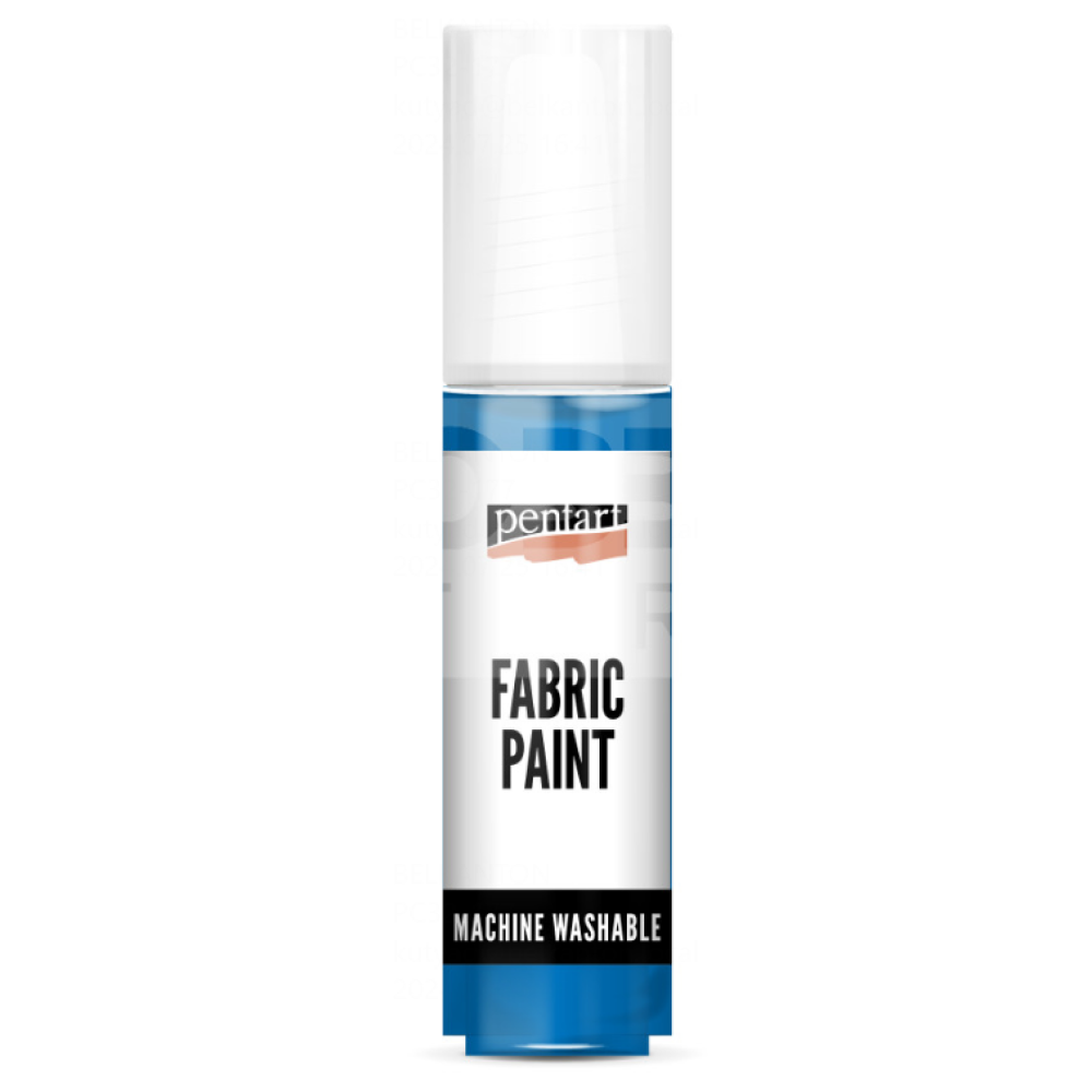 Краски для текстиля "Pentart Fabric paint", синий, банка