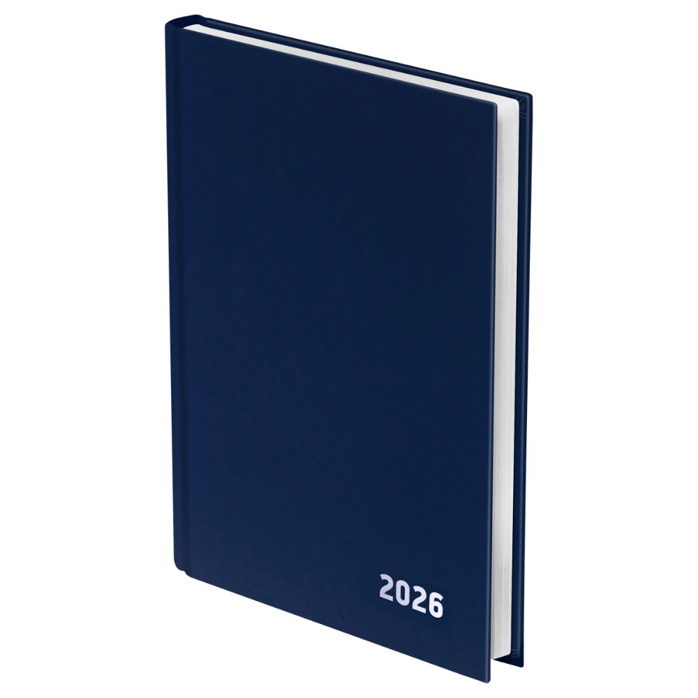 Ежедневник датированный A5 "Бумвинил BG" 2026, синий