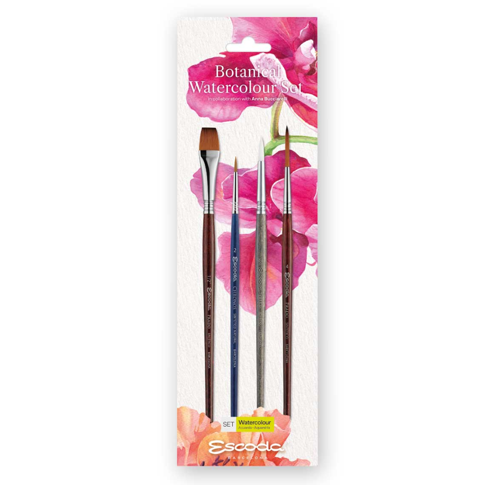 Набор кистей "Escoda. Botanical watercolor set"