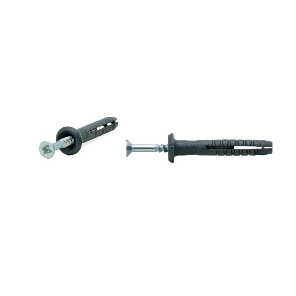 Дюбель-гвоздь с буртом, 6х40 мм, 200 шт.