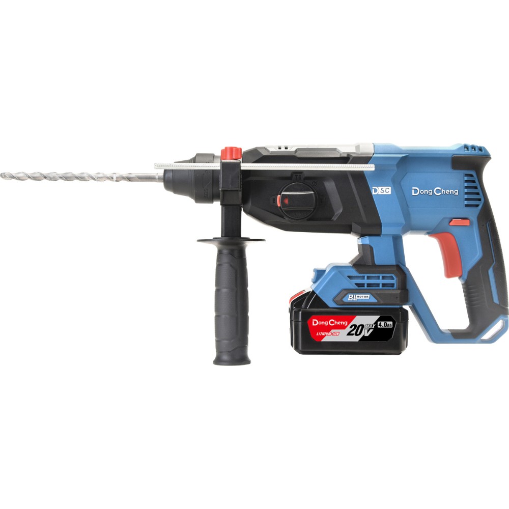 Аккумуляторный перфоратор DongCheng DCZC02-26 (TYPE EM), 20 В, 3.1 Дж, 2 АКБ, 4 Ач, З/У 2 А - 2