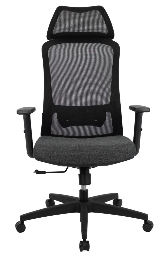 Кресло д/руководителя EVERPROF Phoenix сетка, черный, крестов. пластик - 2