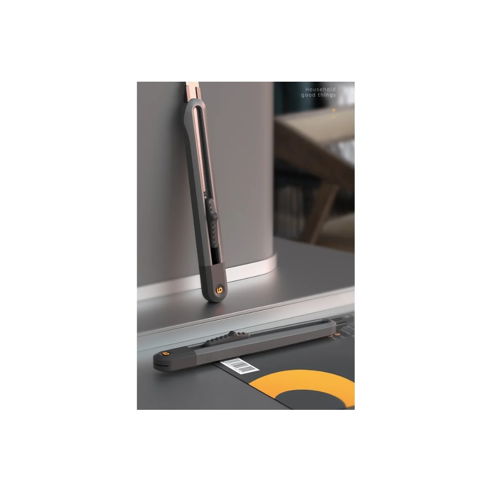 Нож для бумаги "Deli Home", 9 мм, чёрный - 4