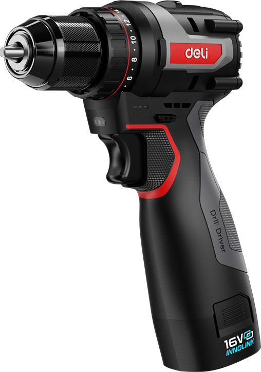 Аккумуляторная дрель-шуруповерт Deli RS EDE-DZ16-1D2 16 В, 45 Нм, 2 АКБ, 2 Ач, сумка