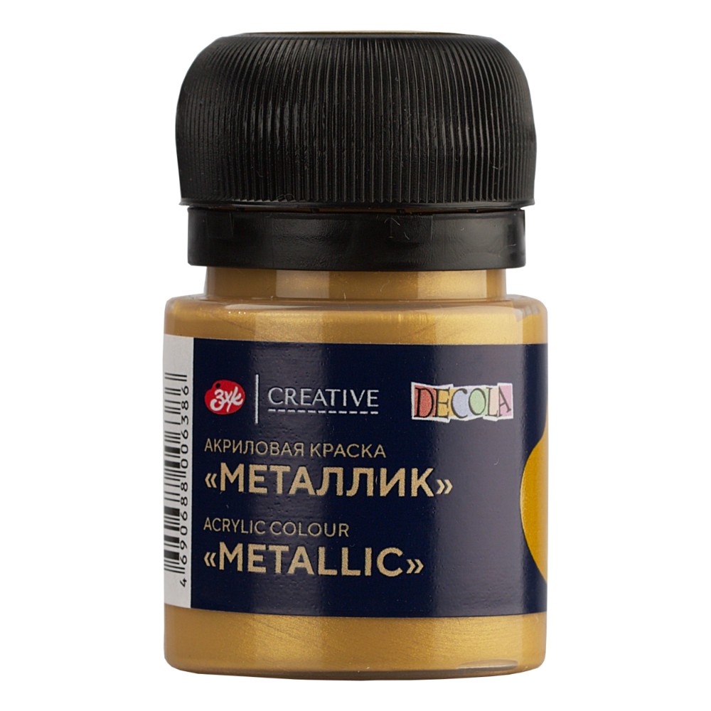Краска акриловая металлик "Декола"