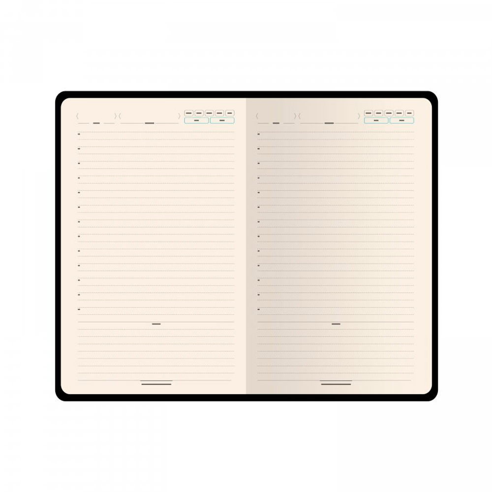 Ежедневник недатированный "Bridge", А5, 272 страницы, золотистый