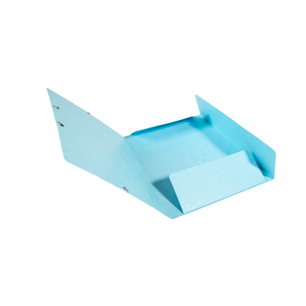 Папка на резинках "Aquarel", А4, 15 мм, картон, голубой - 2