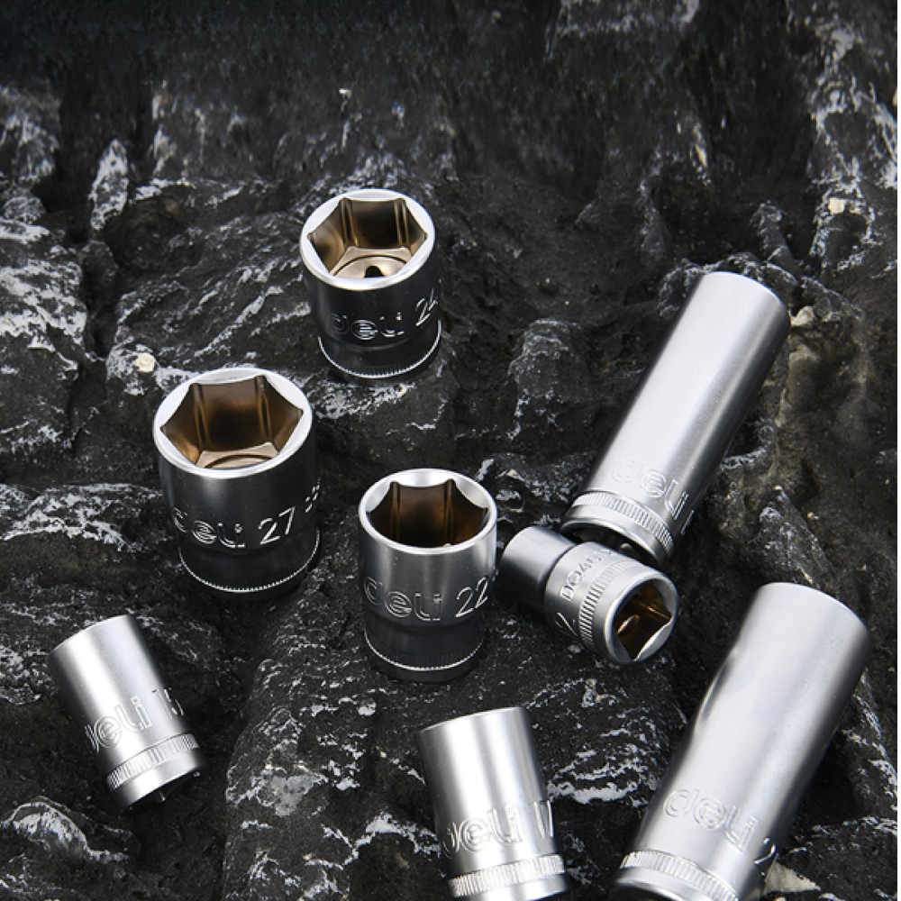 Набор инструмента Deli RS EDQ45100, 1/4", 1/2", 100 шт. - 7