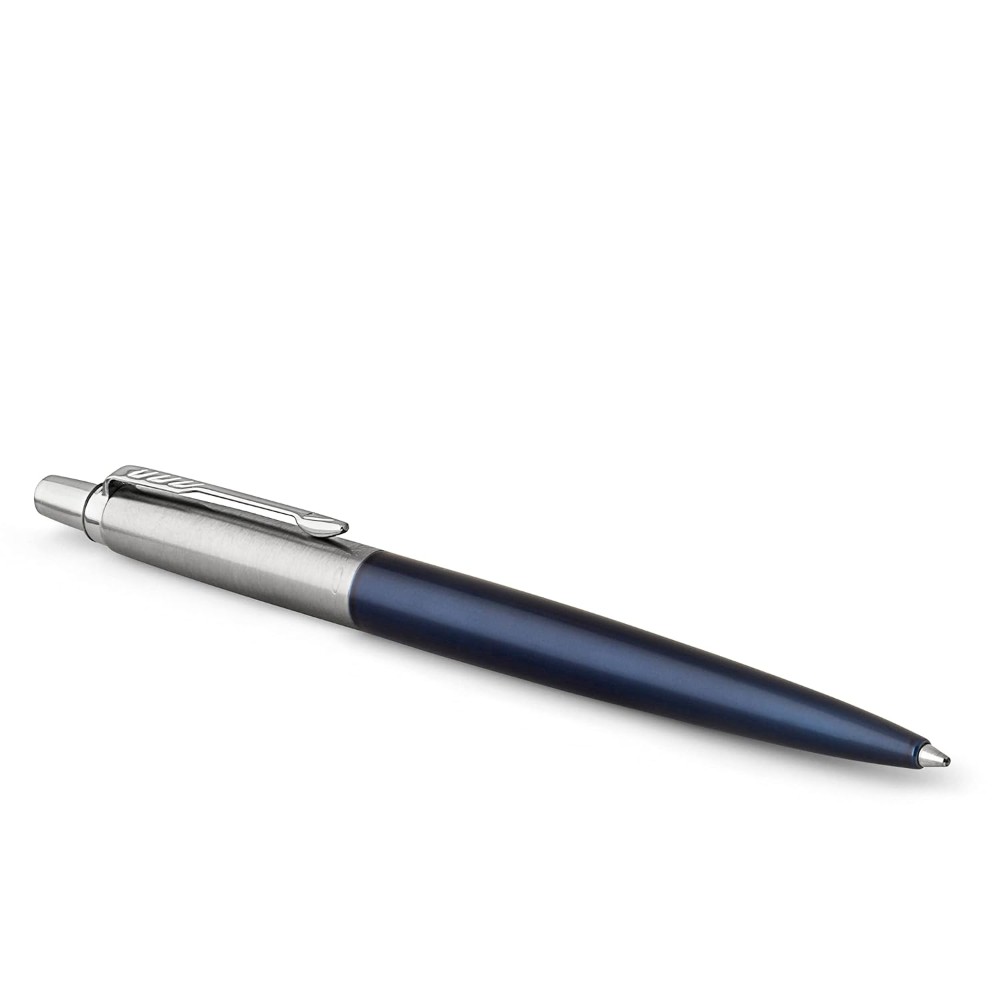 Ручка шариковая автоматическая "Jotter Core K63 Royal Blue CT", 1 мм, синий, серебристый, стерж. синий - 2