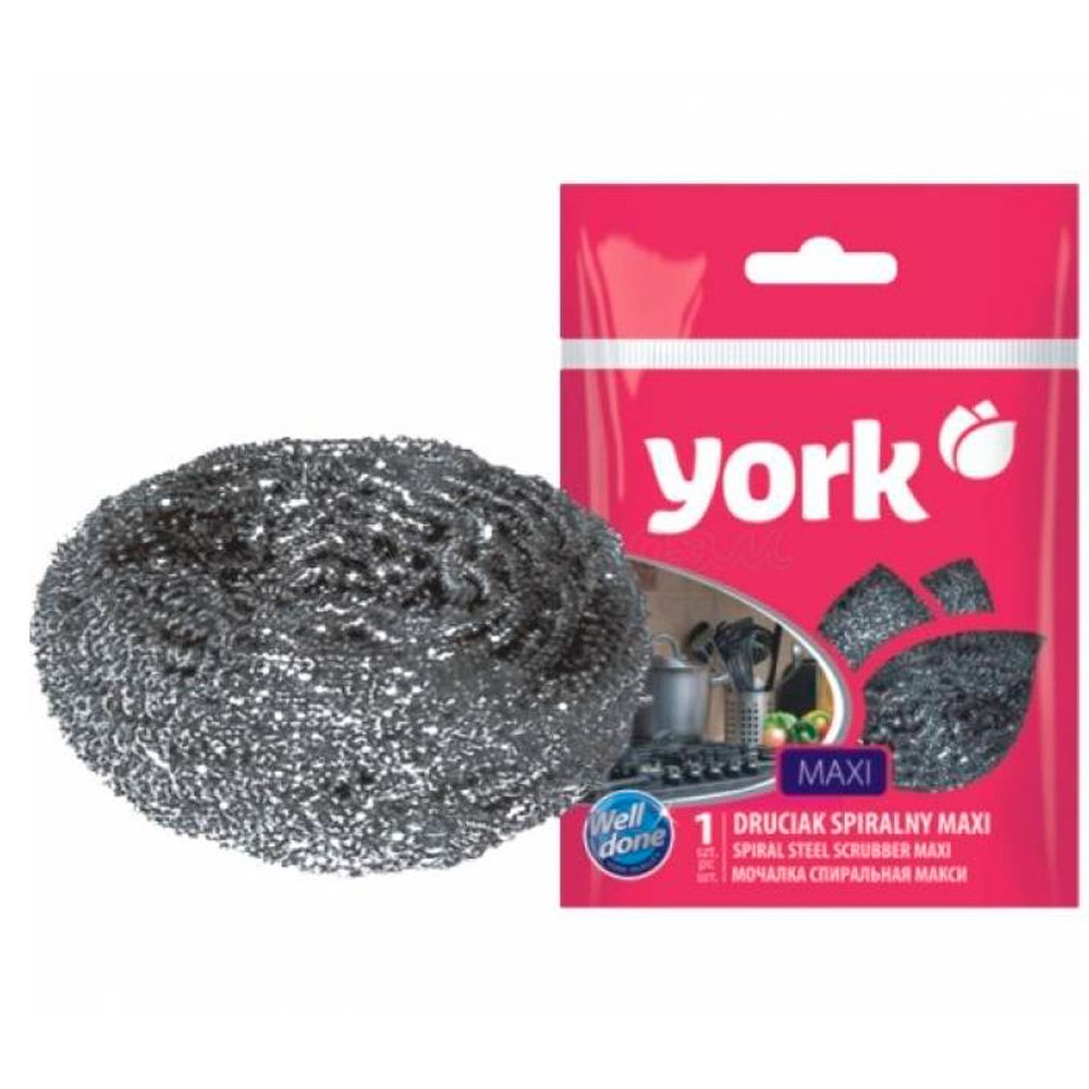 Губка для посуды металлическая "Макси"