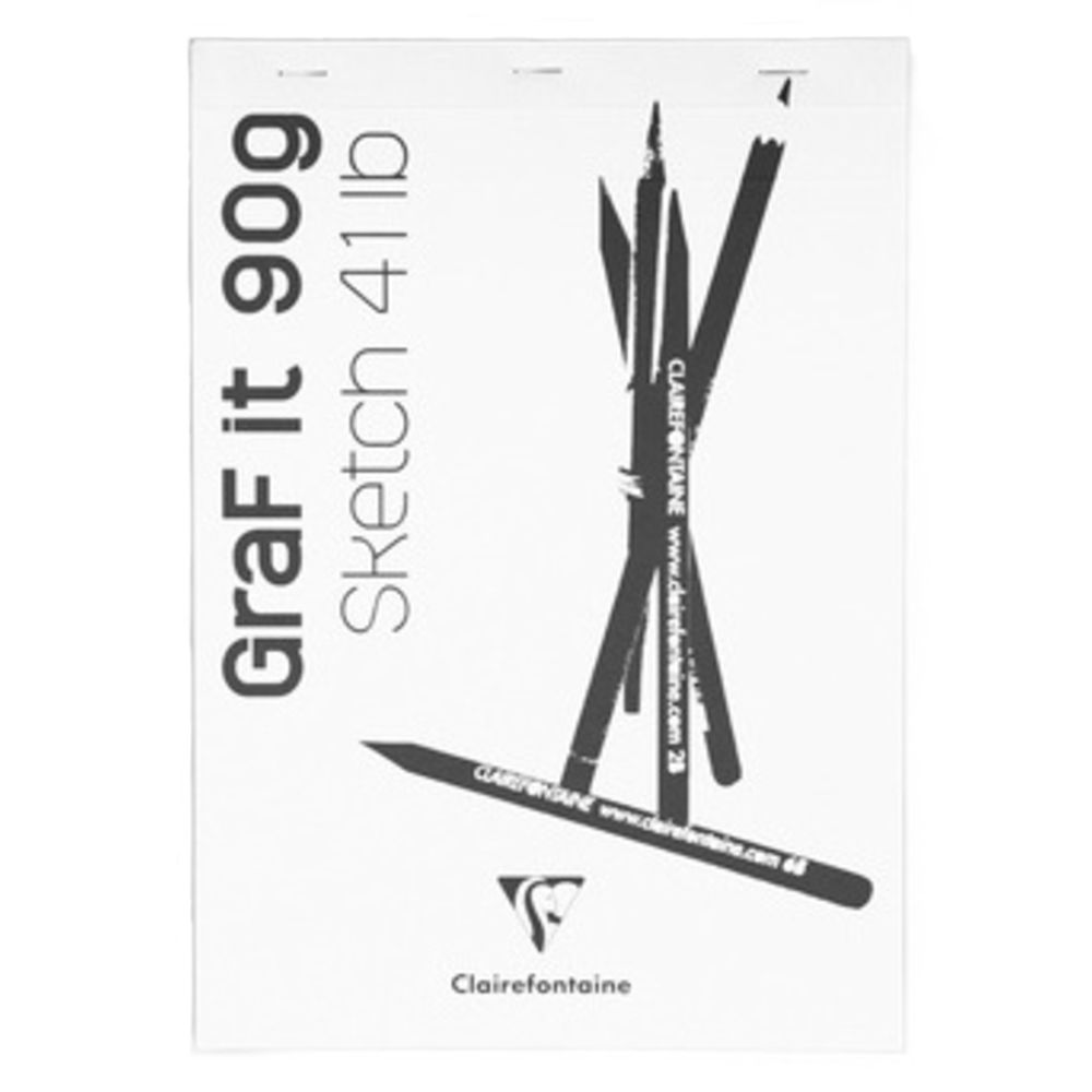 Скетчбук "Graf It", A4, 90 г/м2, 80 листов, белый