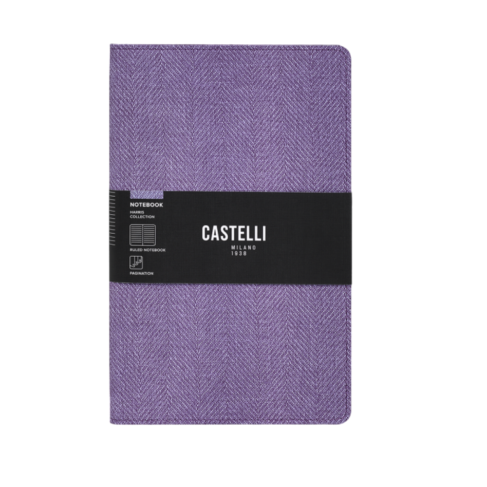 Блокнот "Harris royal purple", А5, 96 листов, линейка, фиолетовый