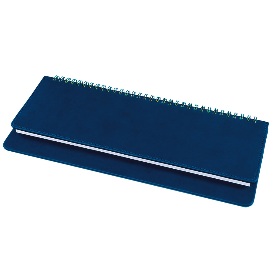 Еженедельник недатированный Happy Gifts "Bliss", 300х140 мм, 128 страниц, темно-синий