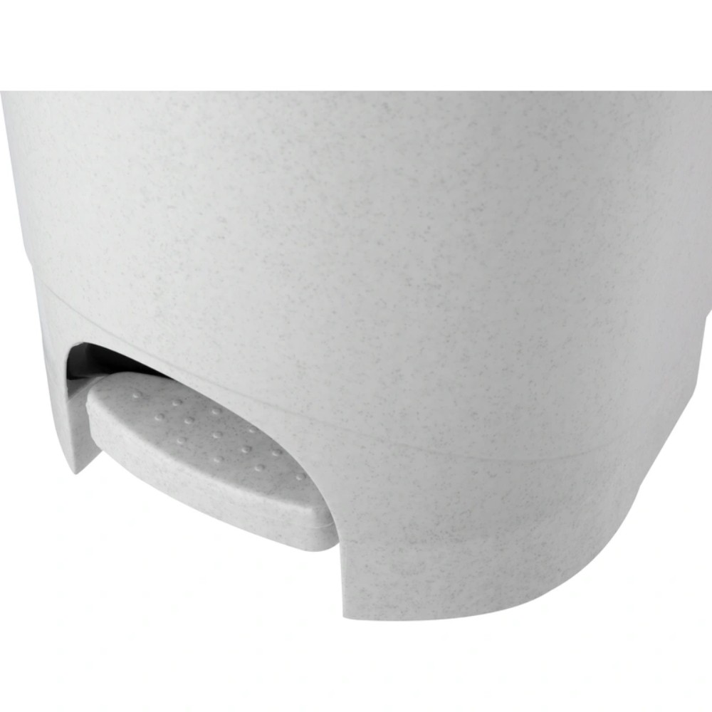 Урна для мусора IDEA 19л, пластик, с педалью, мрамор - 5